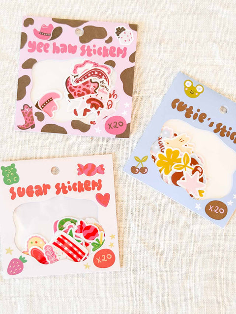 Pack 20 stickers Spicy tartine