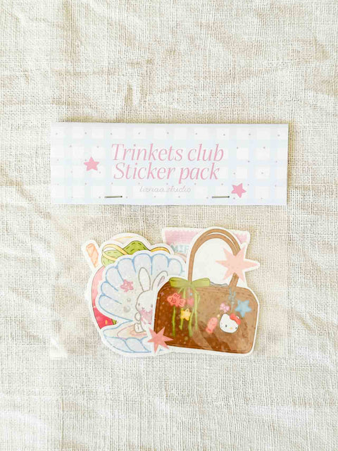 Pack de stickers Trinkets club