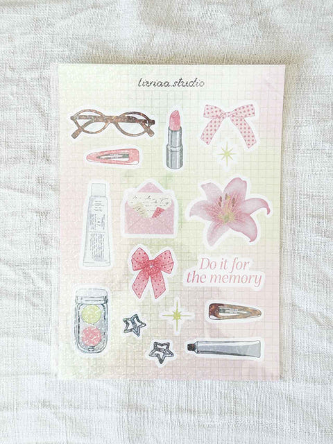 Planche de stickers Souvenir du printemps