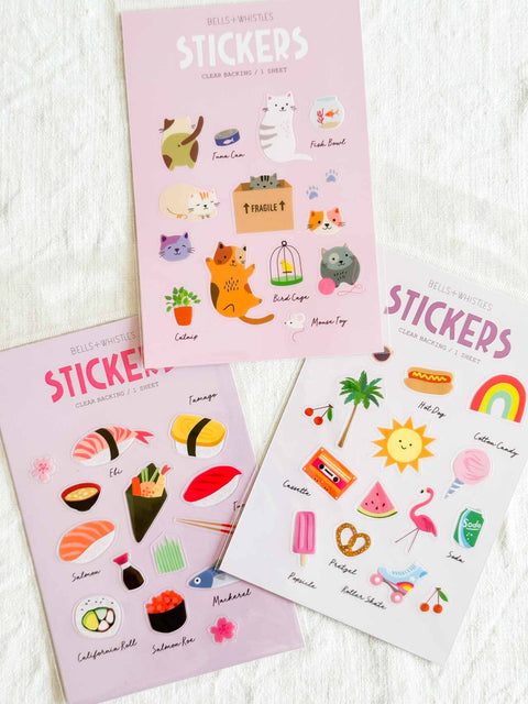 Stickers tranparents