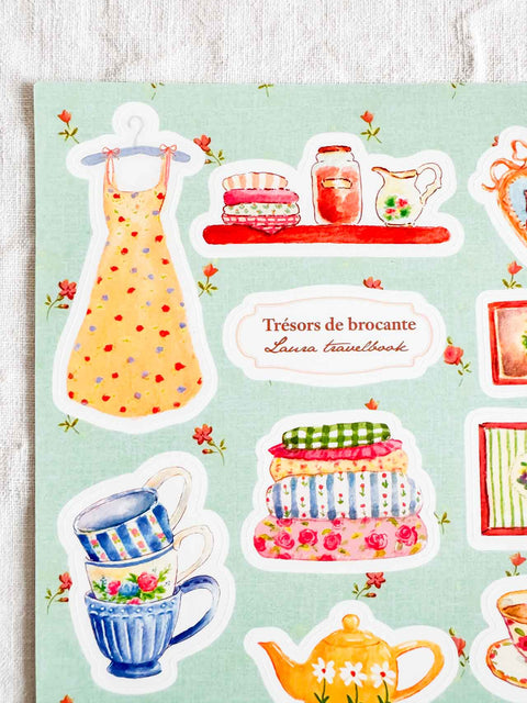 Stickers Trésors de brocante