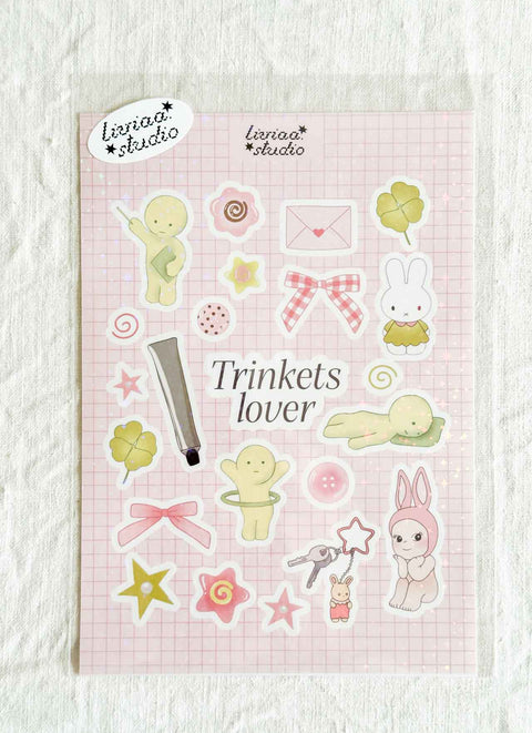 Planche de stickers - Trinkets Lover