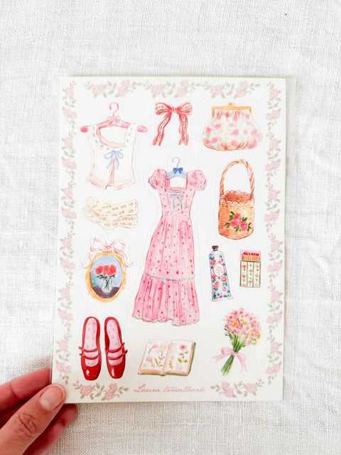 Planche Stickers Printemps