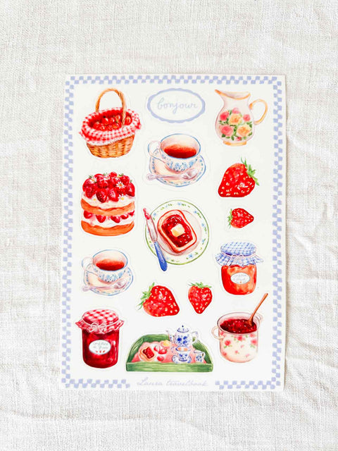 Planche Stickers Printemps
