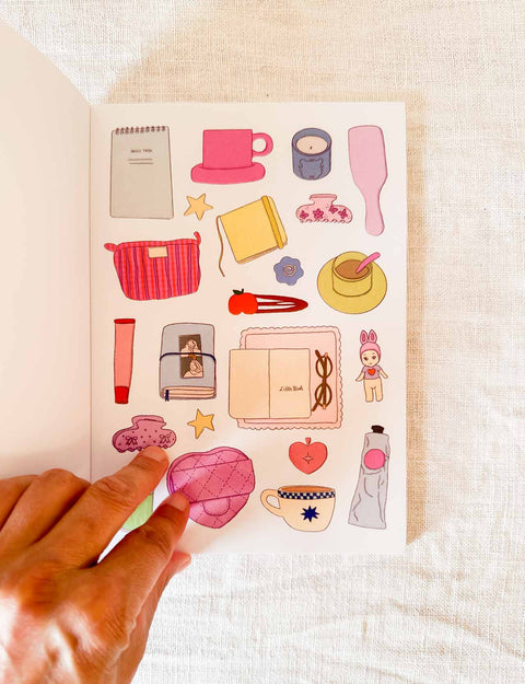 Sticker book Nany craft shop