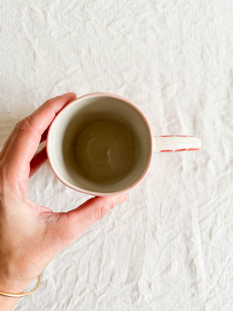Tasse céramique - Multi Fleurs Rose
