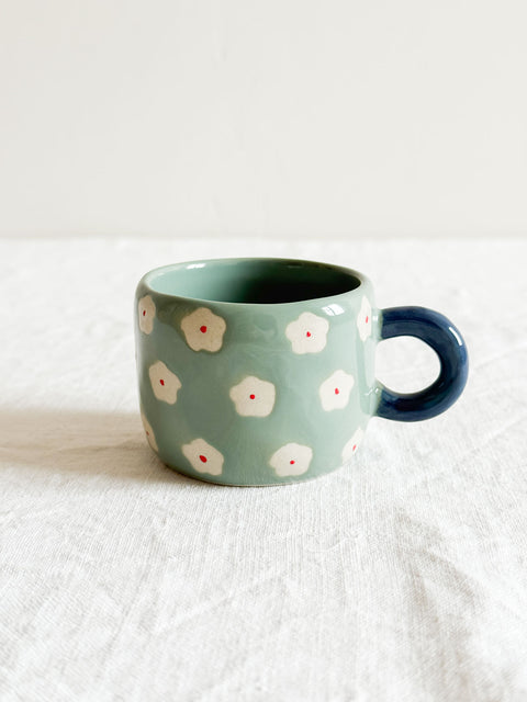 Tasse Nini Fleurs Bleu