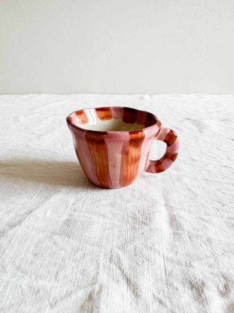 Tasse Nini Rayé Rose
