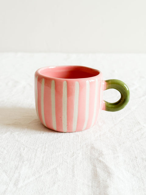 Tasse Nini Rose Vert Trait