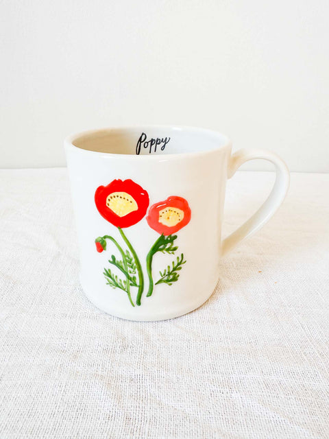 Tasse reliefs Poppy