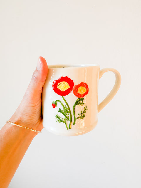 Tasse reliefs Poppy