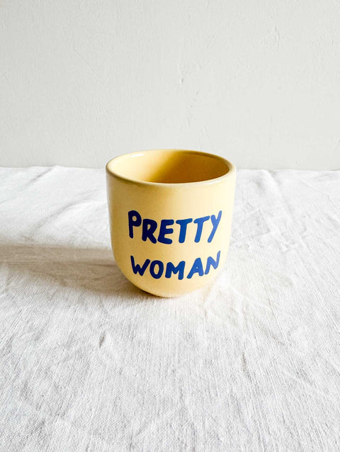 Mug Pretty woman jaune