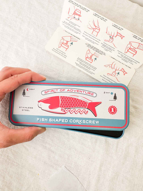 Tire bouchon poisson