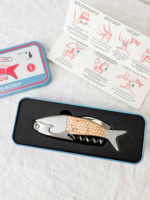 Tire bouchon poisson