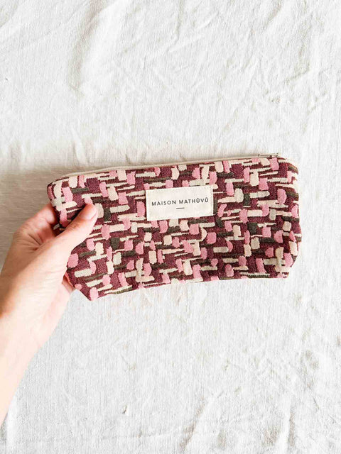 Trousse Mosaïque - Rose