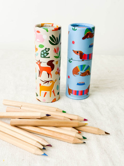 Tubes crayons de couleurs