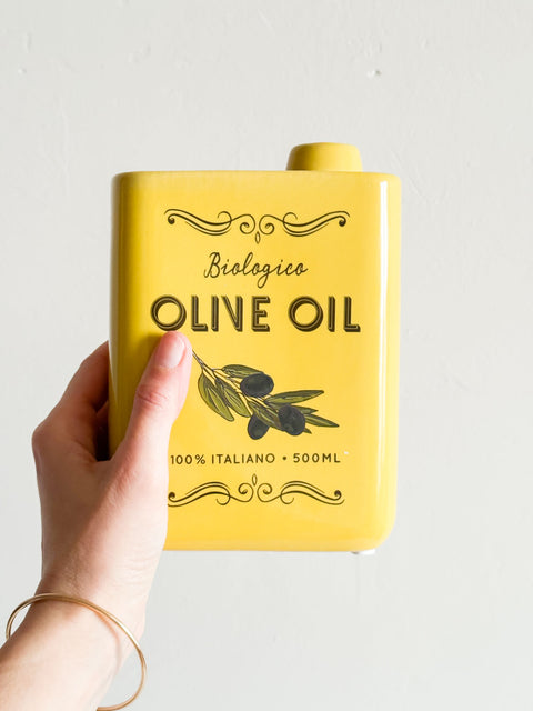 Vase canette huile d'olive - Jaune