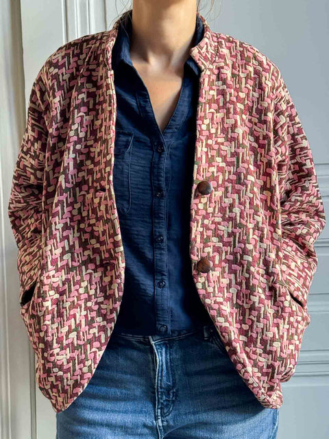 Veste Gaby Mosaique - Rose