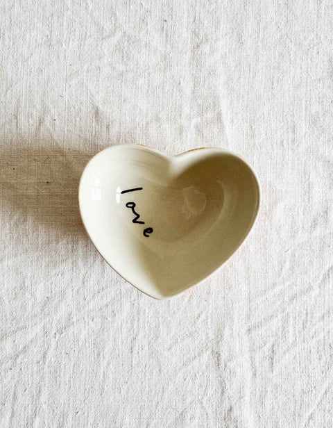 Vide poche Coeur à Carreaux