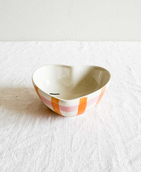 Vide poche Coeur à Carreaux