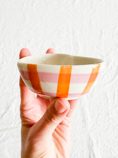 Vide poche Coeur à Carreaux