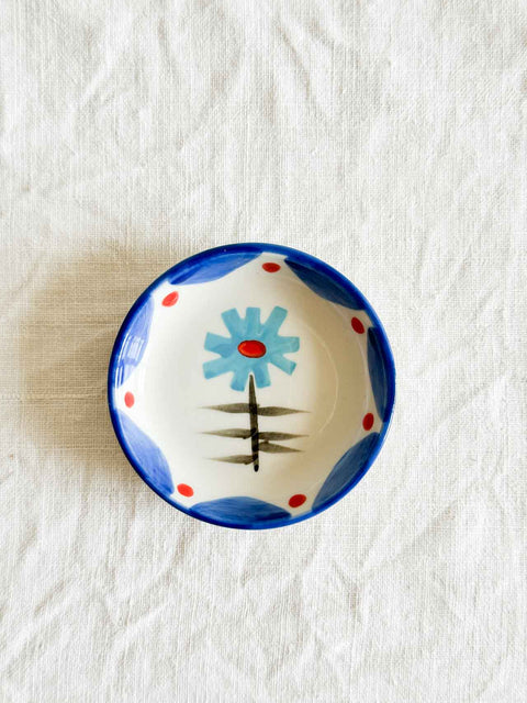 Vide poche Fleur Bleu PM