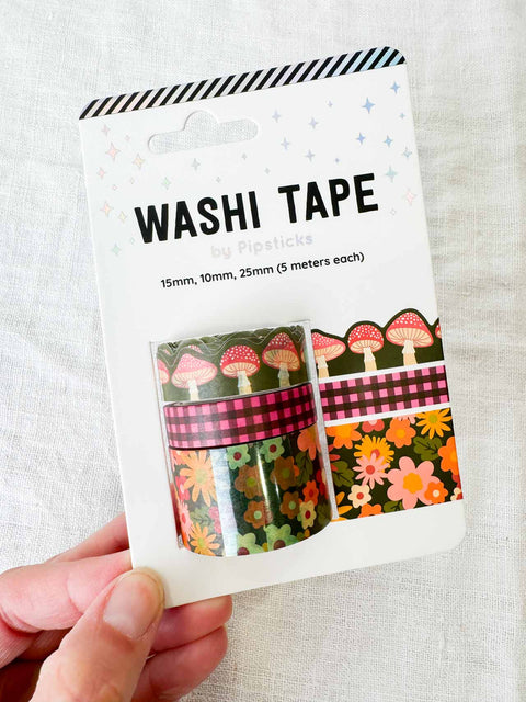 Washi tape Autumn garden