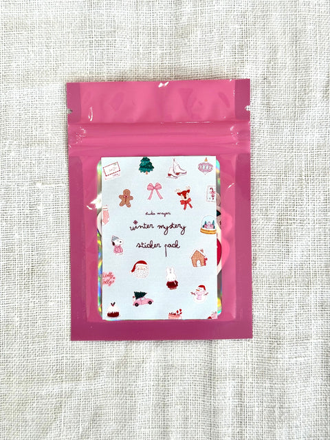 Mystery stickers Noël