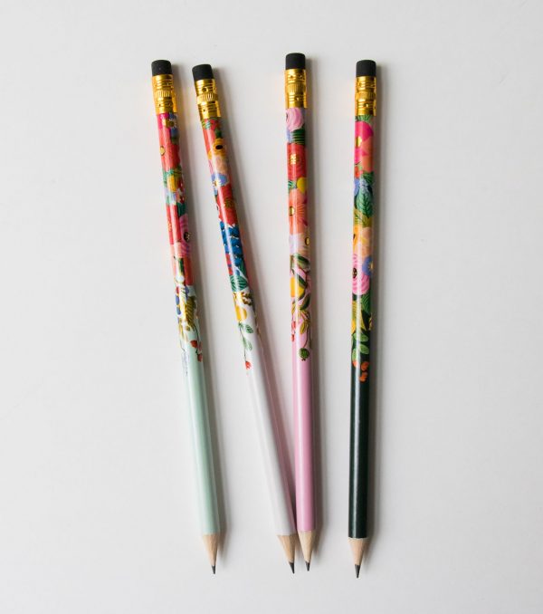 Set de 4 crayons à papier Rifle paper co - maison mathuvu