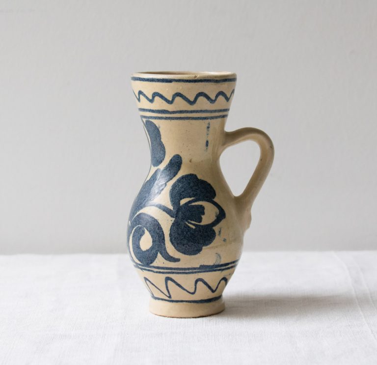 Vase bleu chiné - maison mathuvu