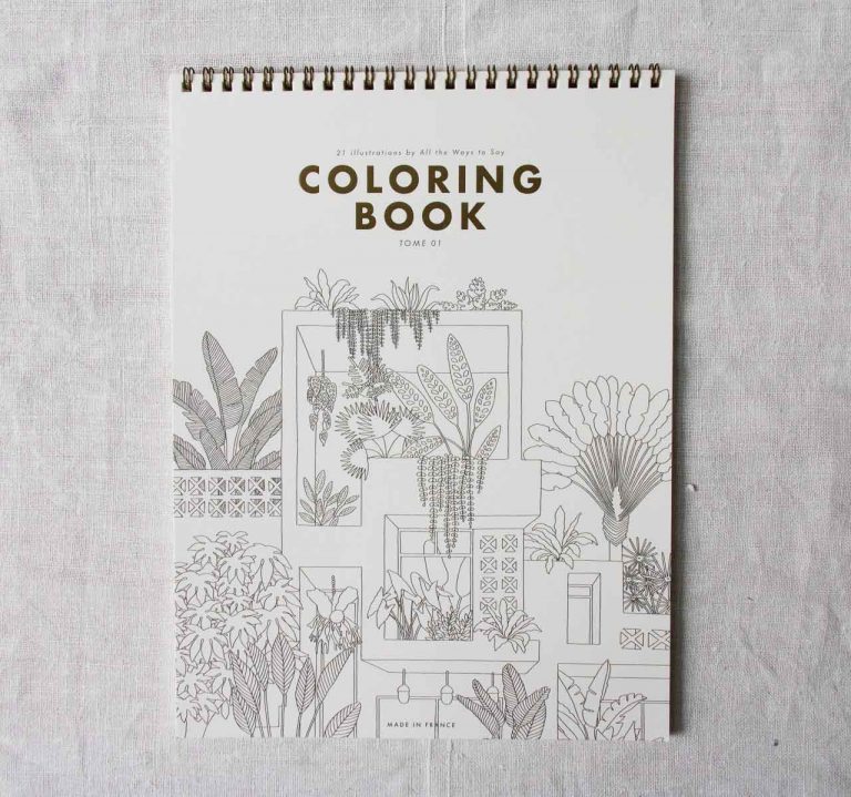 Coloring book All the ways to say - maison mathuvu