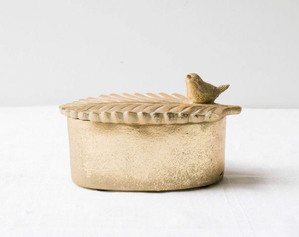 Boîte ovale - Oiseau Chehoma Maison Mathûvû