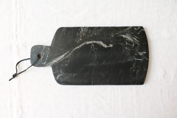 Planche en marbre - Noir chehoma - maison mathuvu