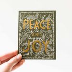 Carte - Peace and joy Rifle paper co - maison mathuvu