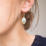 Boucles d'oreilles Meda - Turquoise Minikho - maison mathuvu
