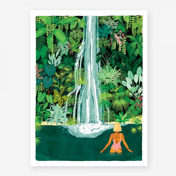 Affiche - Waterfall all the ways to say - maison mathuvu