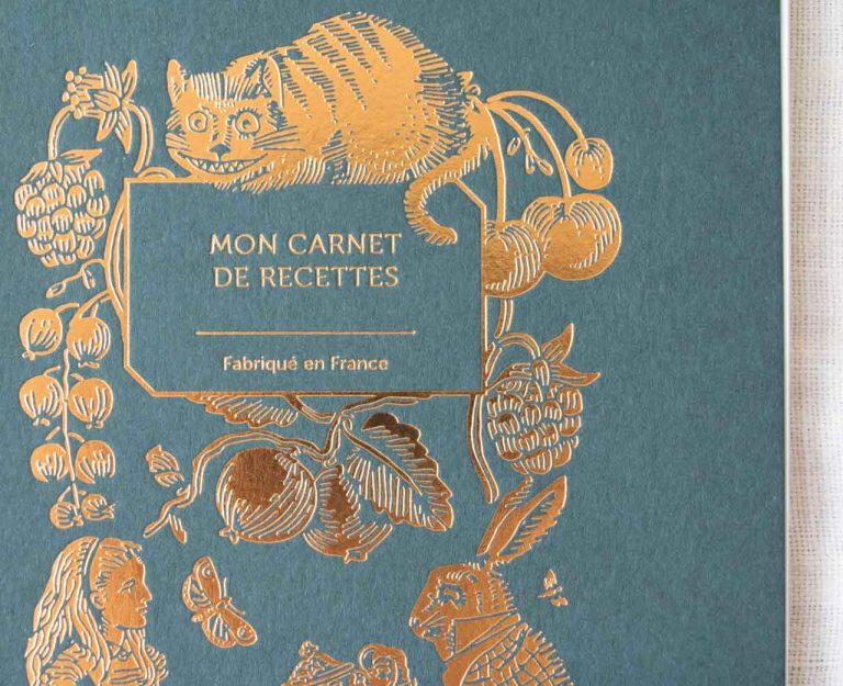 Carnet de recettes - Wonderland Editions du paon - mathuvu