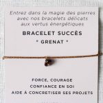 Bracelet Succès - Grenat Petite Mila Maison Mathûvû