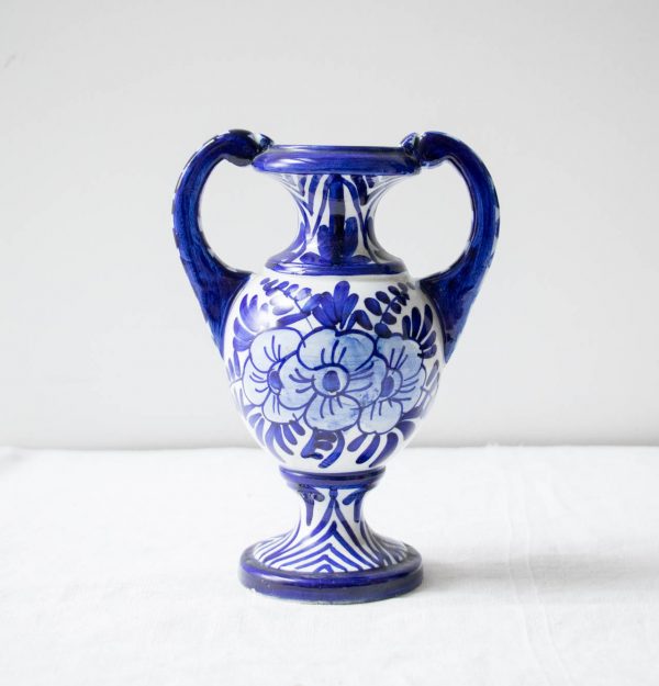 Vase bleu et blanc chiné - mathuvu