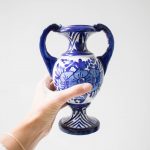 Vase bleu et blanc chiné - mathuvu
