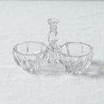 Salière Poivrière en verre vintage - mathuvu