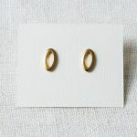 Boucles d'oreilles - Ovale minikho - mathuvu