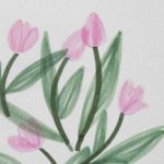 Affiche Chouchou - Tulipes bricole - mathuvu