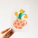 Carte - Tulipes bricole - mathuvu