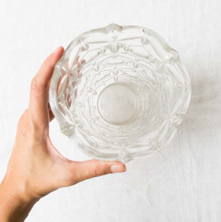 Vase en verre gravé chiné - mathuvu