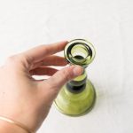 Bougeoir en verre - Vert Paddywax Maison Mathûvû 