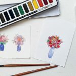 Atelier aquarelle - Fleurs Méli Mélo Maison Mathûvû
