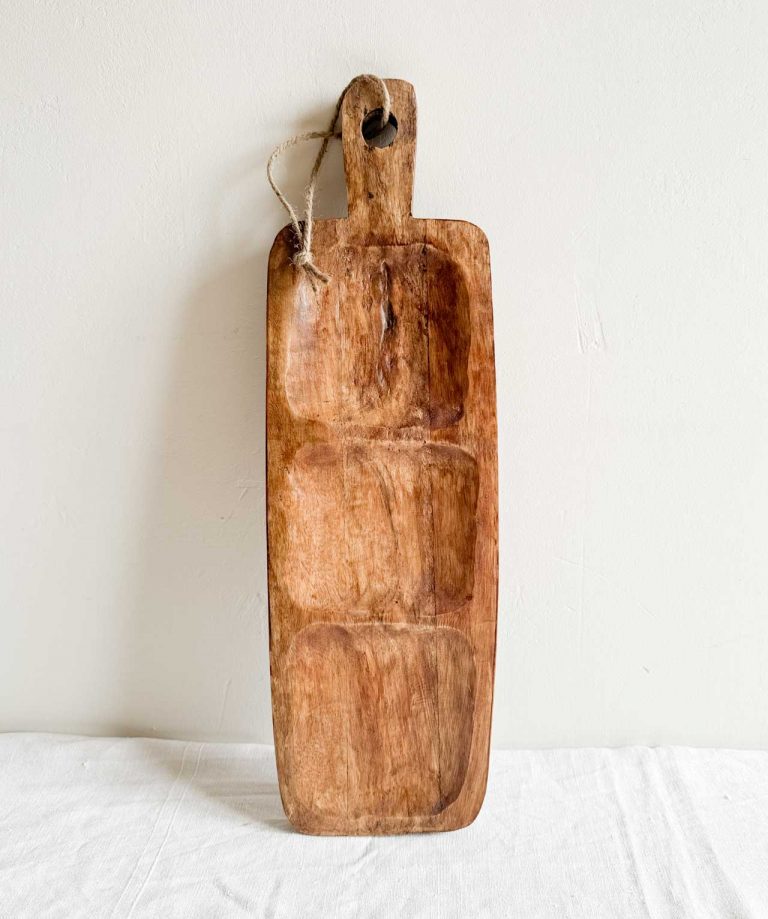 Planche en bois 3 compartiments Mathuvu