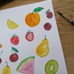 Atelier Aquarelle - Fruits