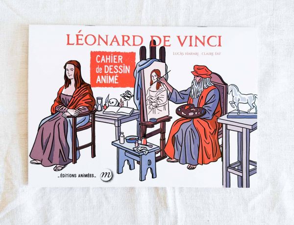 Cahier de dessin animé - Léonard De Vinci
